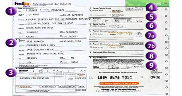 Fedex國際快遞運(yùn)單怎么填寫(Fedex國際快遞運(yùn)單填寫指南)
